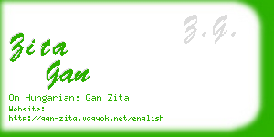 zita gan business card